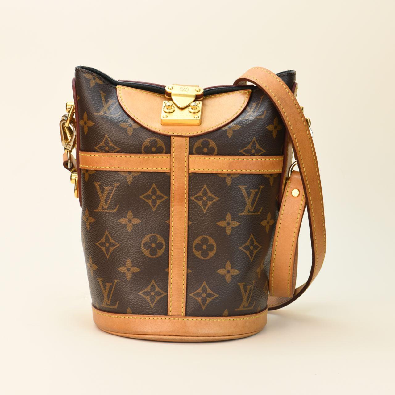 Louis Vuitton Duffle Tops Monogrammierte Segeltuchhandtasche für Damen oder Herren im Angebot