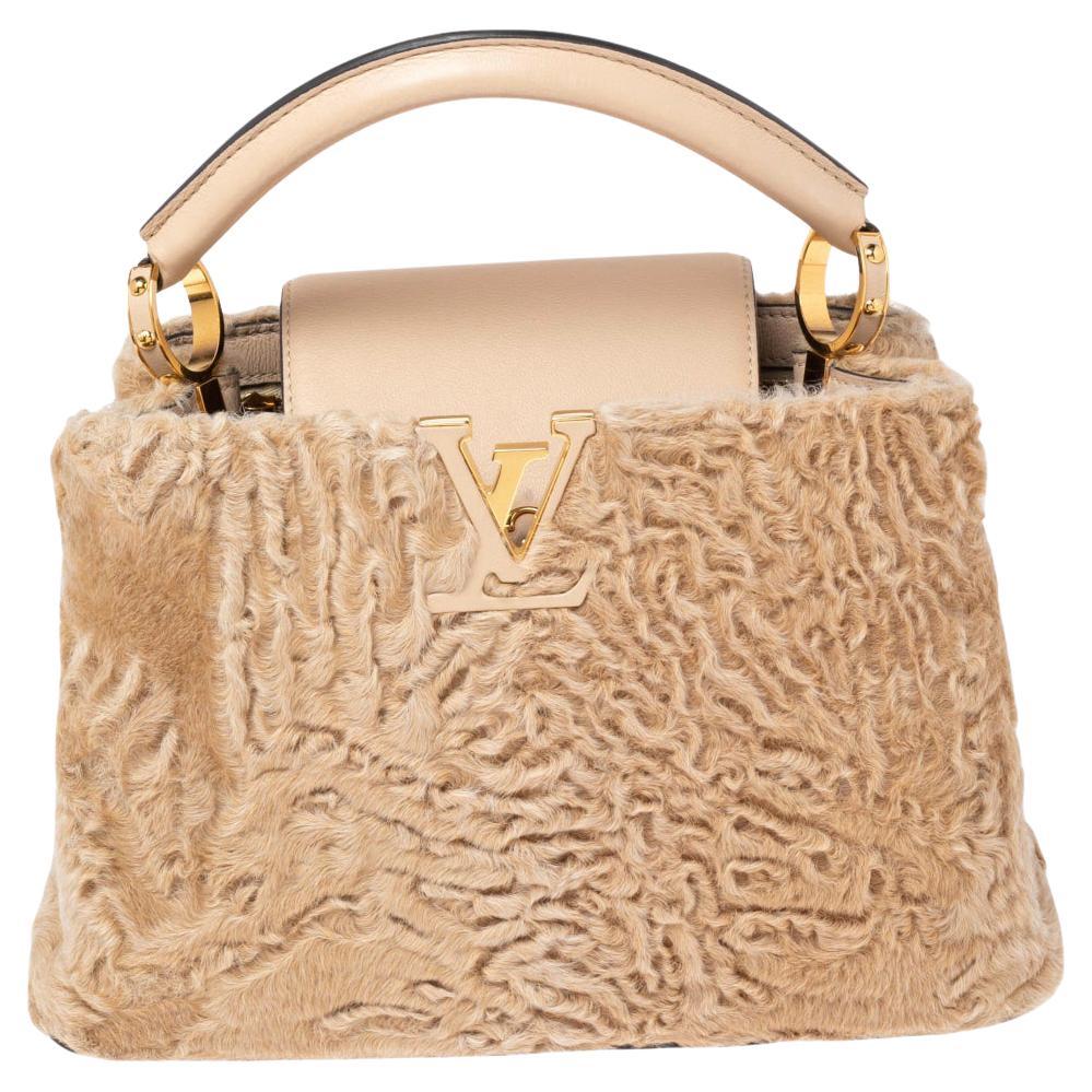 Louis Vuitton Wicker Capucines BB - Neutrals Handle Bags, Handbags