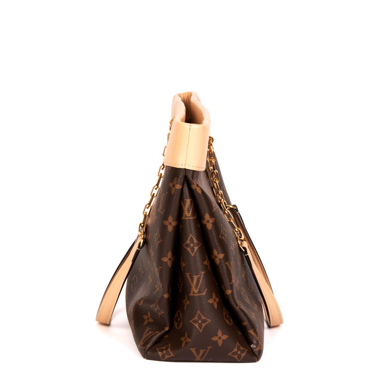 Louis Vuitton Pallas Shopper Monogram Shoulder Bag 