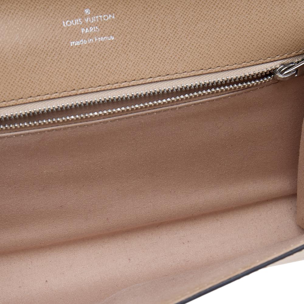 Marron Louis Vuitton - Sac pochette en cuir épi, couleur canneberge en vente