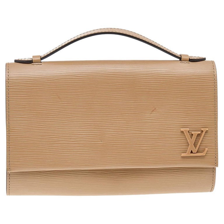 Louis Vuitton Brown Epi Leather Pochette Art Deco Envelope Clutch