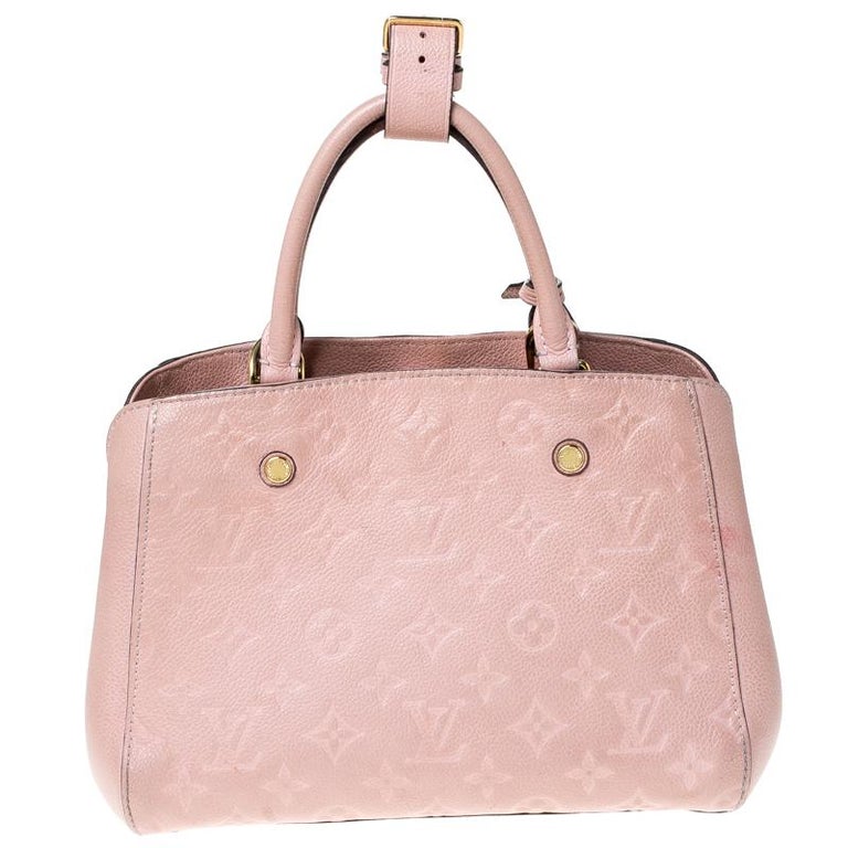 Louis Vuitton Dune Monogram Empreinte Leather Montaigne BB Bag For Sale at 1stdibs