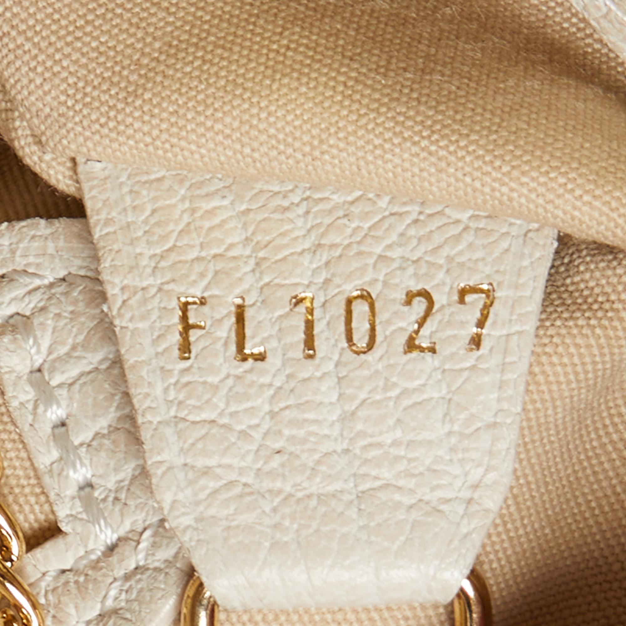 Louis Vuitton Dune Monogram Mini Lin Canvas Bucket PM Bag 1