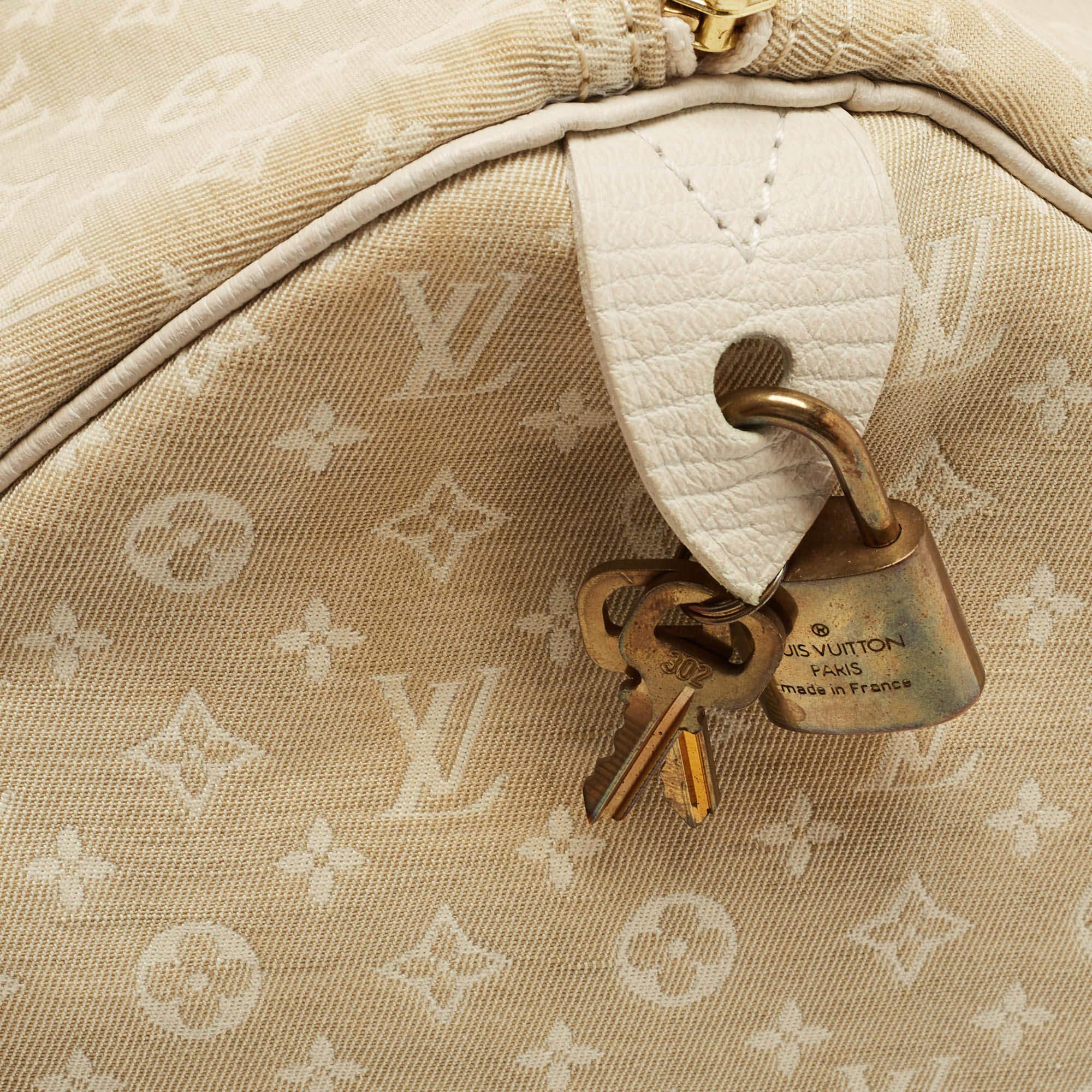Louis Vuitton Dune Monogram Mini Lin Canvas Speedy 30 Bag 5
