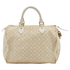 Louis Vuitton Monogram Mini Lin Speedy 30 Satchel (SHF-XD8FwF