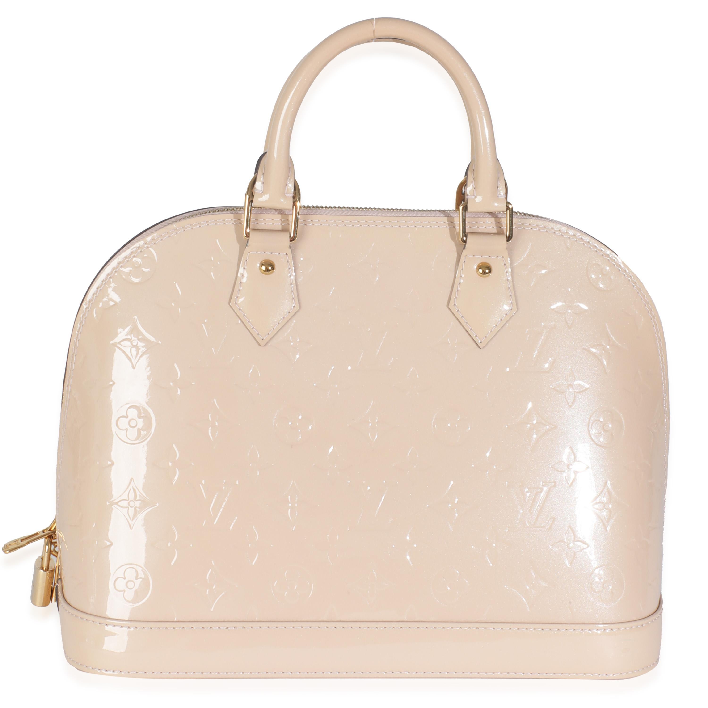 Titolo dell'elenco: Louis Vuitton Dune Monogram Vernis Alma PM
SKU: Z145971
Condizioni: Usato 
Descrizione delle condizioni: Introdotta nel 1992, la storia della borsa Alma di Louis Vuitton risale in realtà molto più indietro nel tempo. La tote bag