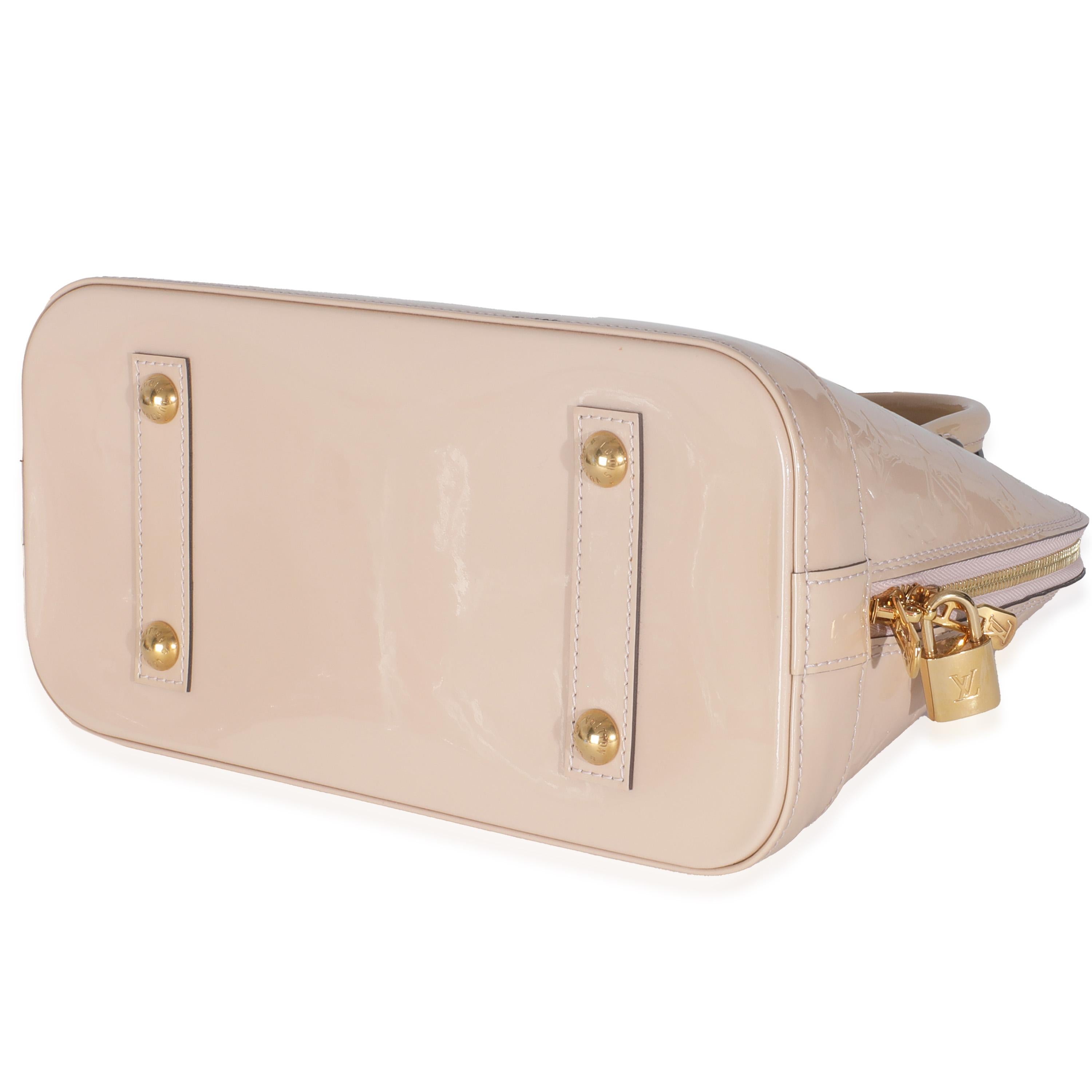 Donna Louis Vuitton Dune Monogram Vernis Alma PM in vendita