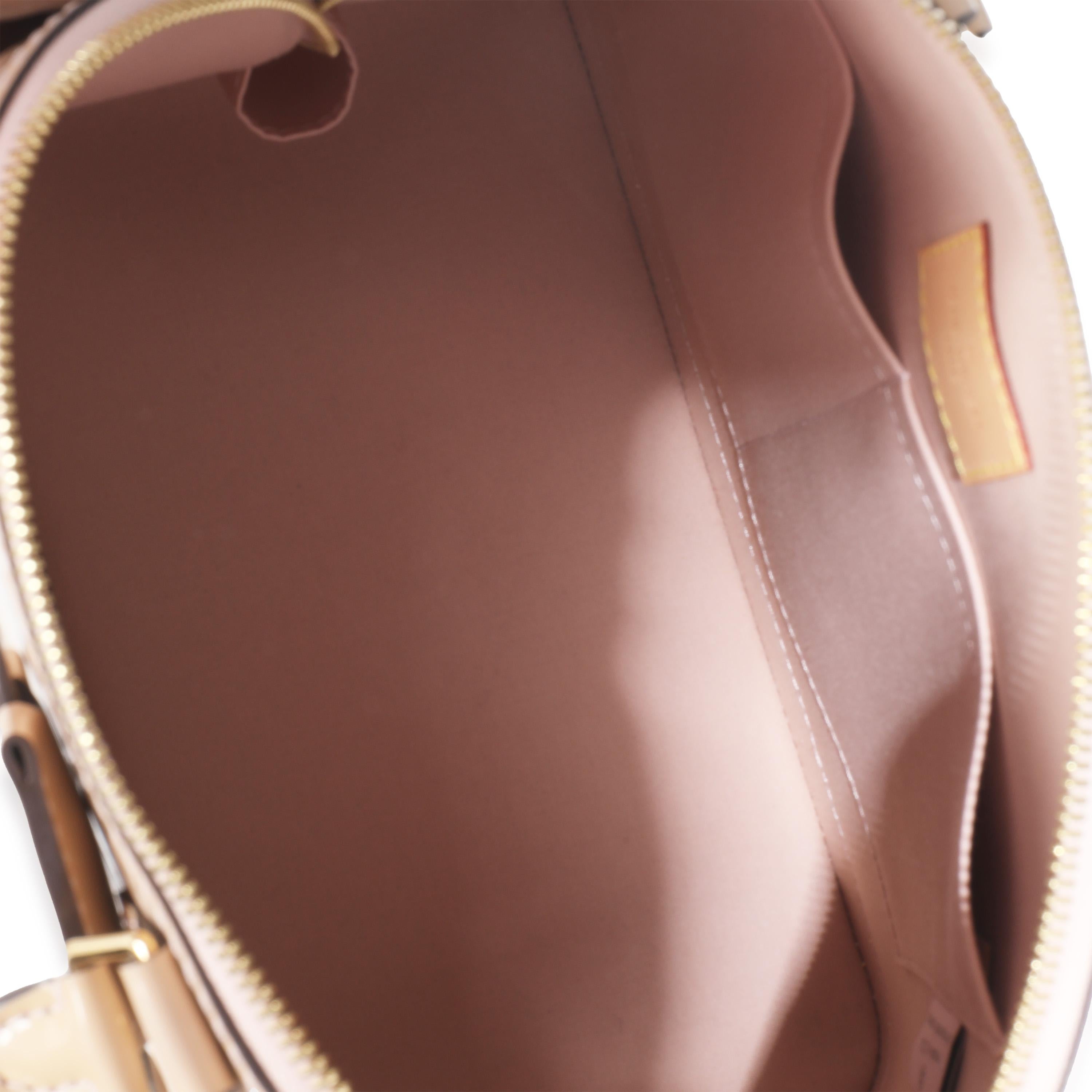 Louis Vuitton Dune Monogram Vernis Alma PM in vendita 1