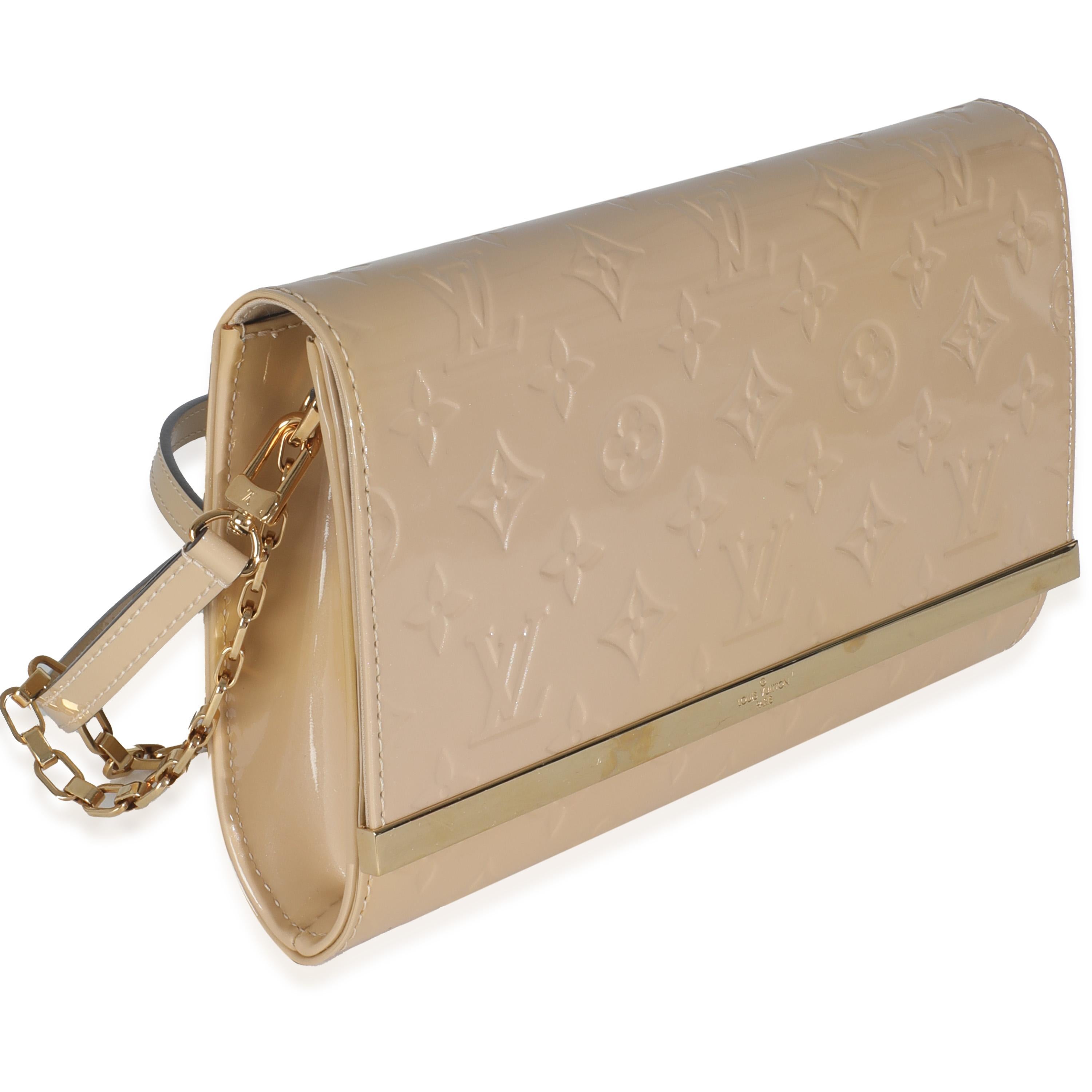 Titre de la liste : Louis Vuitton Dune Monogram Vernis Ana Pochette
SKU : Z145973
Condit : Usagé 
Condition du sac à main : Excellent
Commentaires sur l'état : L'article est en excellent état et présente de légers signes d'usure. Quelques éraflures