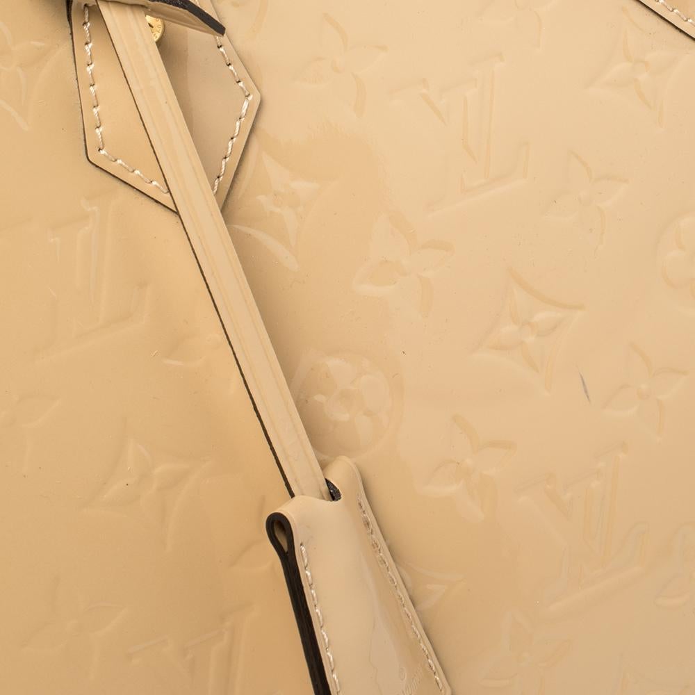 Louis Vuitton Dune Monogram Vernis Leather Alma PM Bag 11