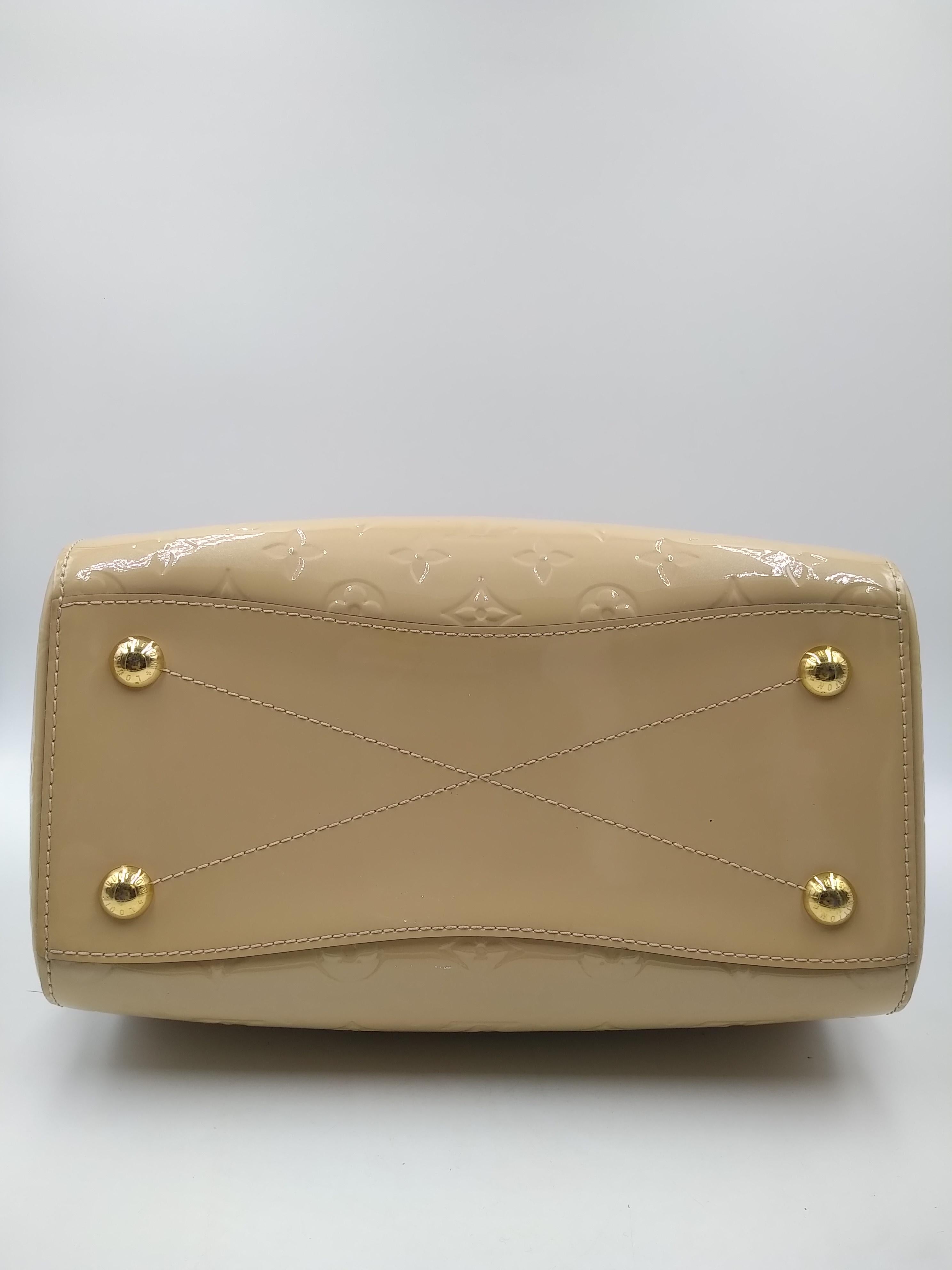 Brown Louis Vuitton Dune Monogram Vernis Montana Bag For Sale