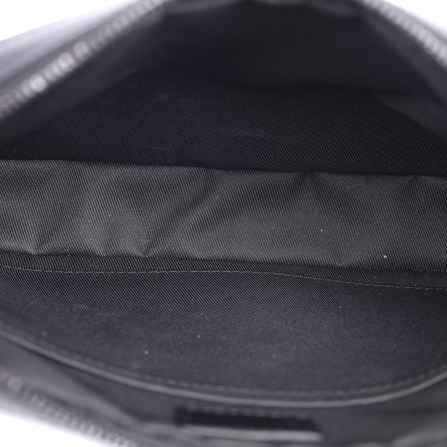 Louis Vuitton Duo Messenger Bag Leather Black 7