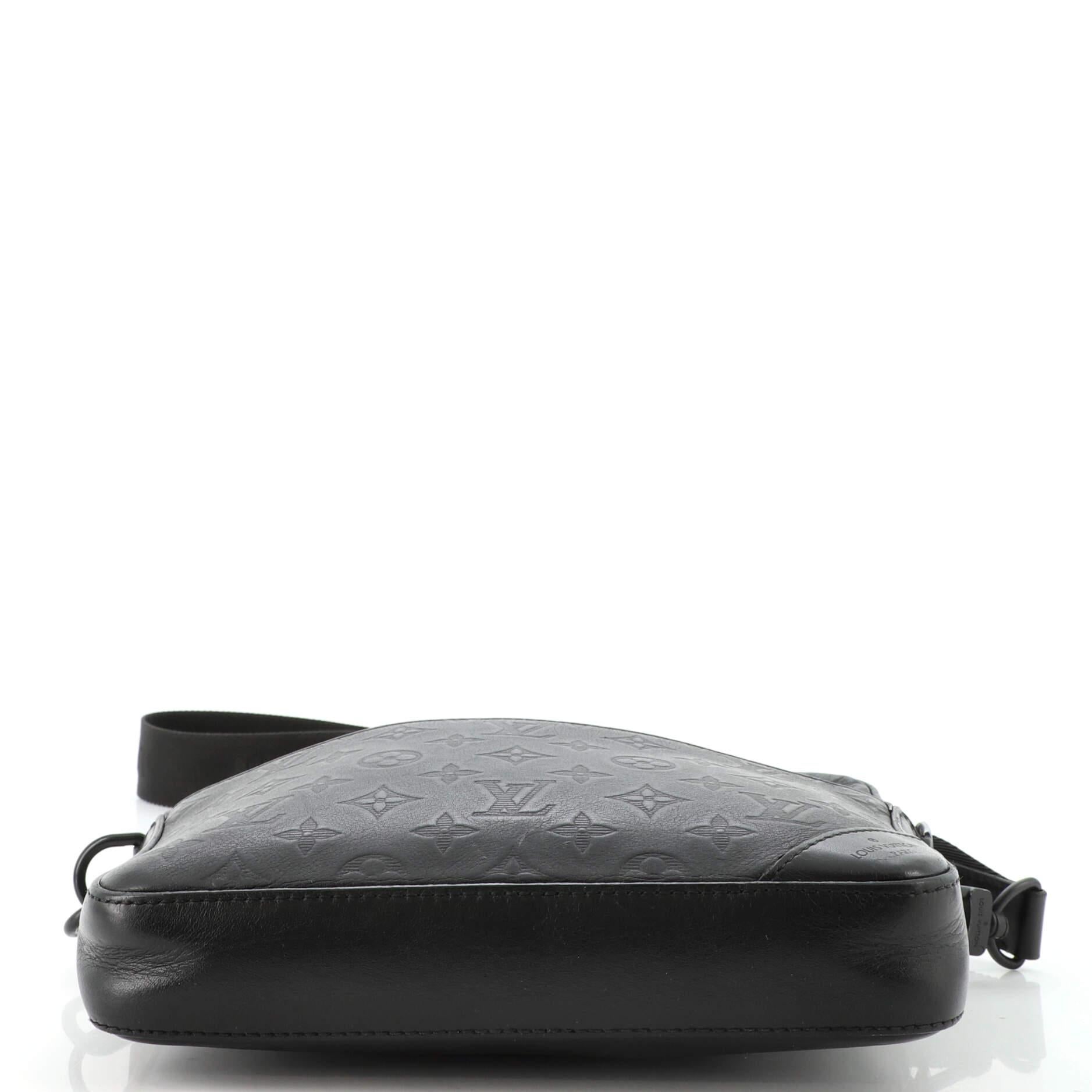 louis vuitton duo messenger black