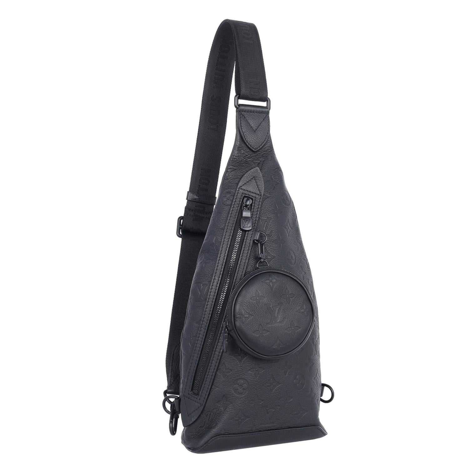 Louis Vuitton Duo Slingbag Leather Backpack In Excellent Condition In Salt Lake Cty, UT