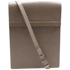 Louis Vuitton E Bandouliere Ramatuelle 870059 Grey-purple Leather  Shoulder Bag