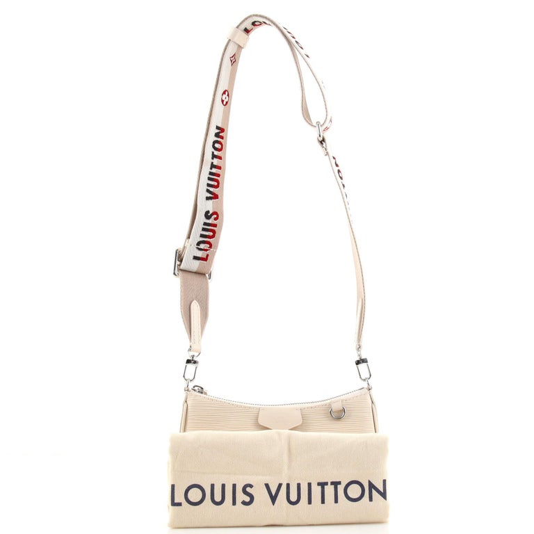 Louis Vuitton Easy Pouch on Strap Epi Leather with Canvas at 1stDibs