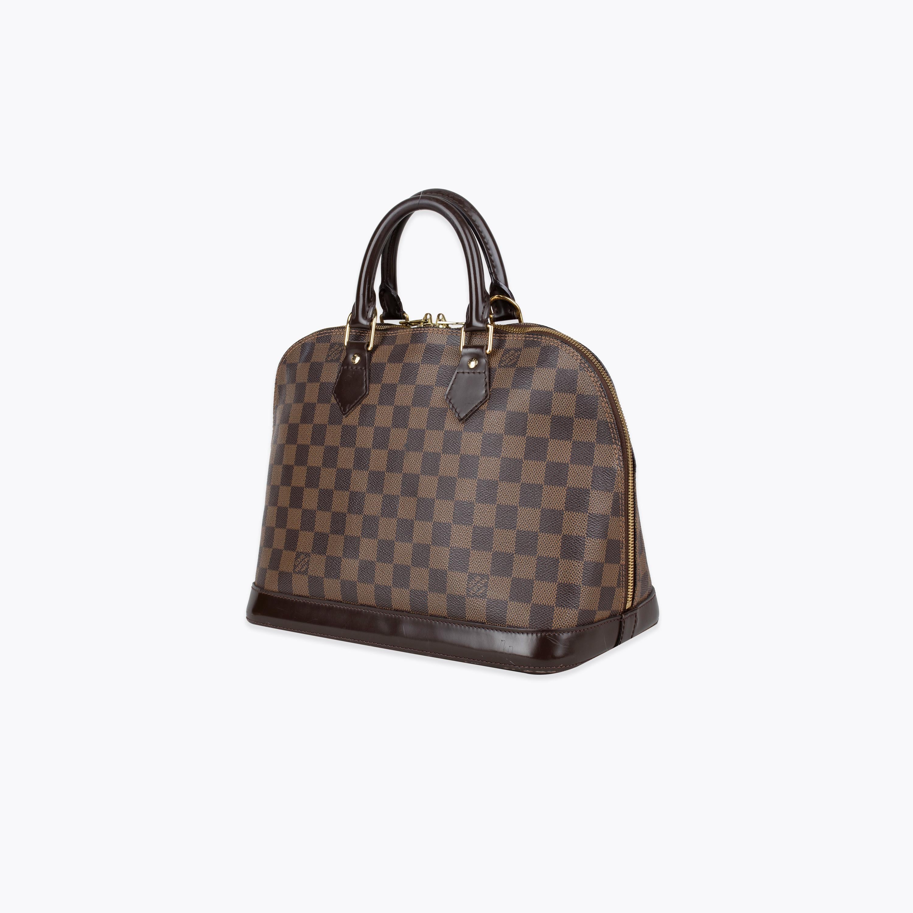 Louis Vuitton Ebene Alma PM Bag In Good Condition For Sale In Sundbyberg, SE