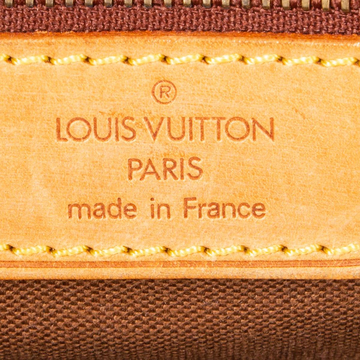 Women's LOUIS VUITTON Ebene brown MONOGRAM CANVAS BEVERLY GM Briefcase Bag