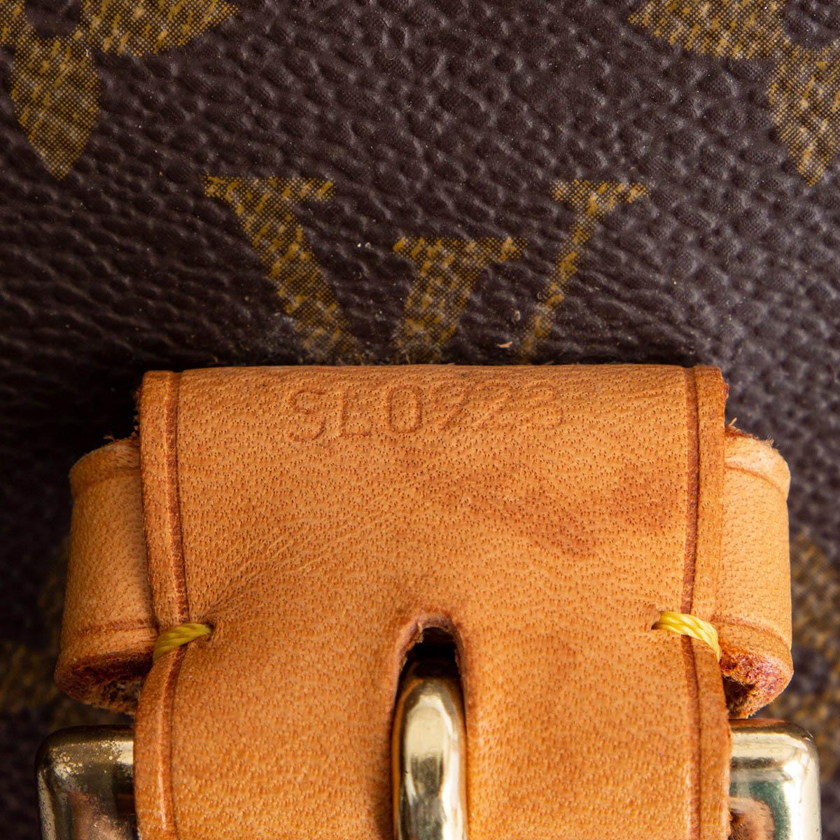 LOUIS VUITTON Ebene brown MONOGRAM CANVAS BEVERLY GM Briefcase Bag 1