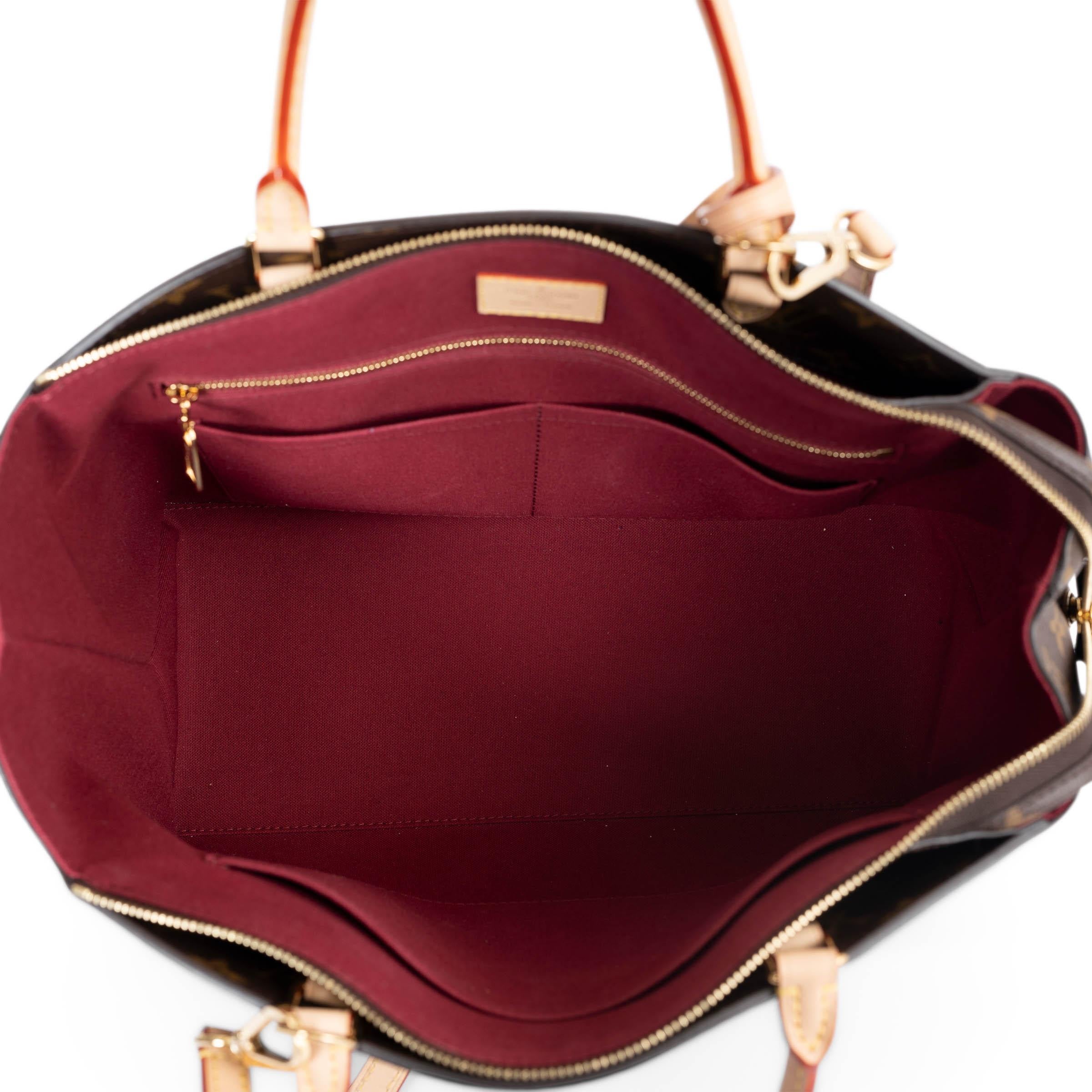 LOUIS VUITTON Ebene braun Monogramm Leinwand GRAND PALAIS Tasche Damen