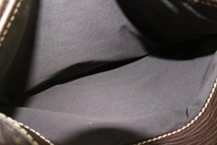 Louis Vuitton Ebene Mini Lin Initiales Monogram Amman Messenger Rope Flap 122lv1