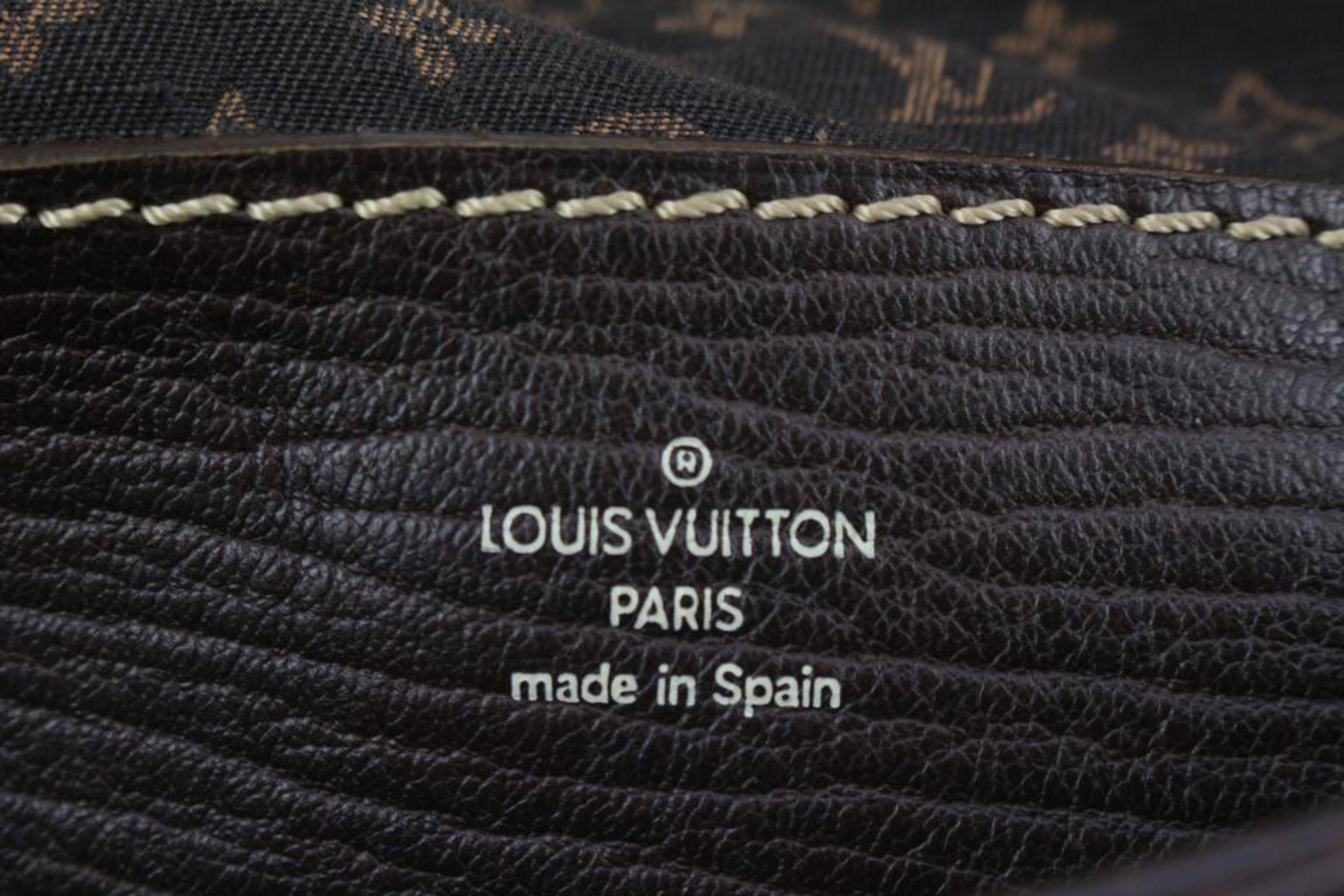 Louis Vuitton Ebene Mini Lin Initiales Monogram Amman Messenger Rope Flap 122lv1 For Sale 2