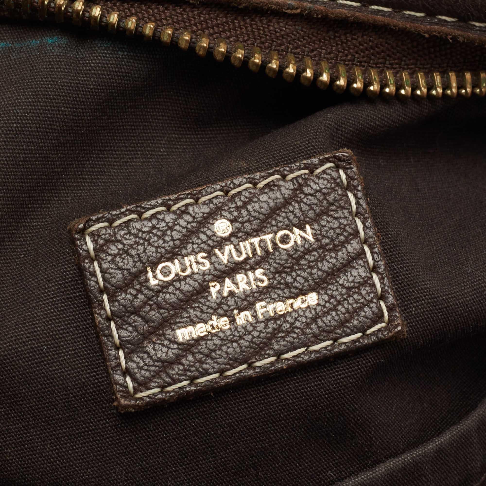 Louis Vuitton Ebene Mini Lin Monogram Canvas Manon MM Bag 1