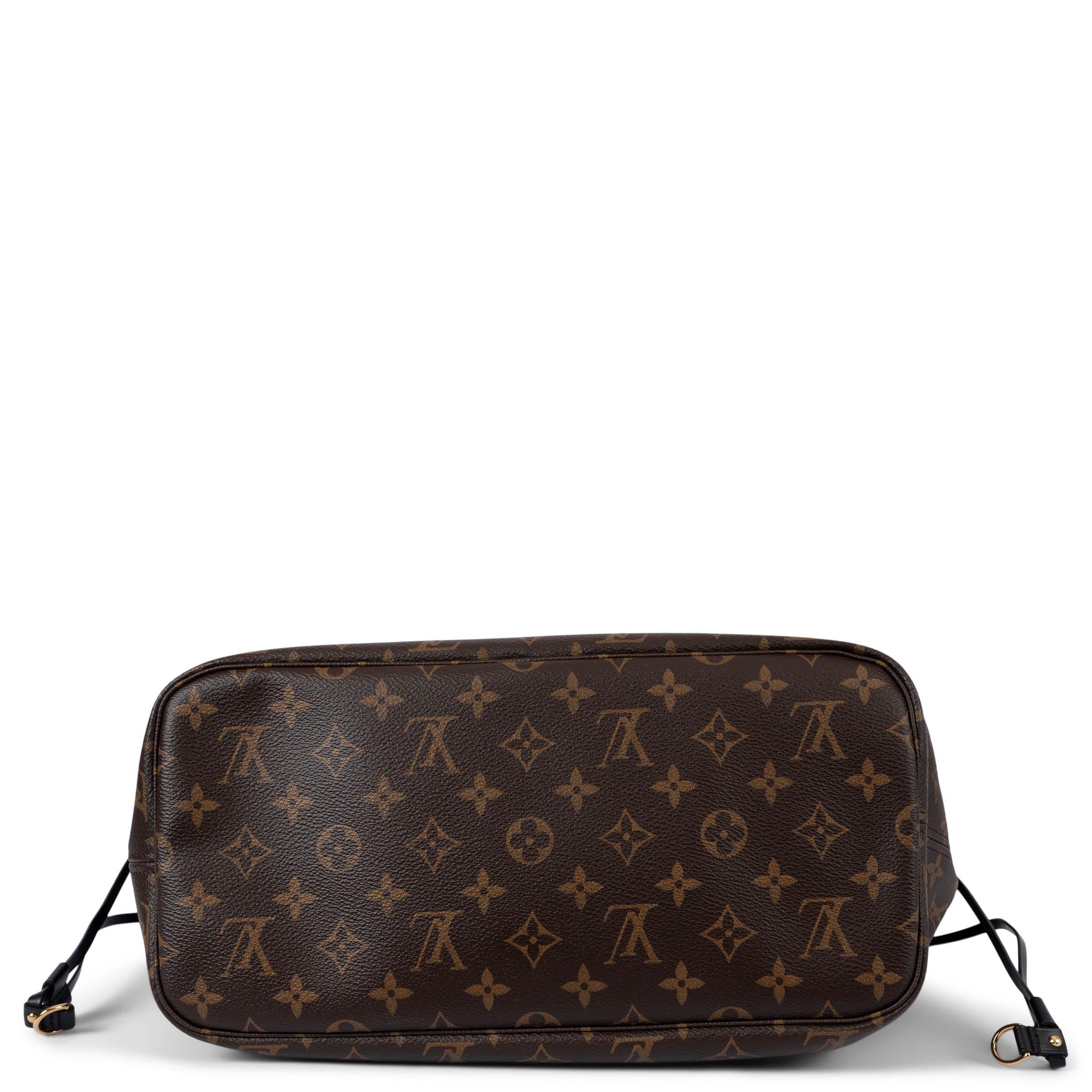 LOUIS VUITTON Ebene Monogram canvas 2016 NEVERFULL MM WORLD TOUR Bag In Excellent Condition In Zürich, CH