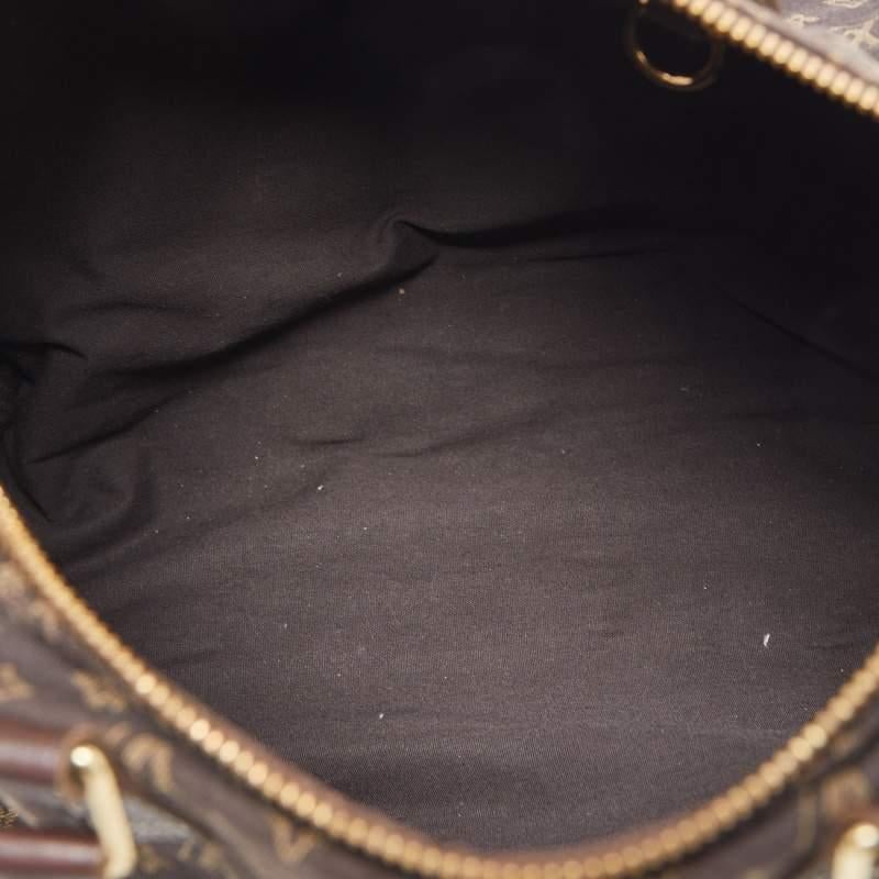 Louis Vuitton Ebene Monogram Canvas Mini Lin Speedy 30 Bag 3