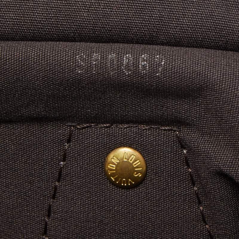 Louis Vuitton Ebene Monogram Canvas Mini Lin Speedy 30 Bag 4