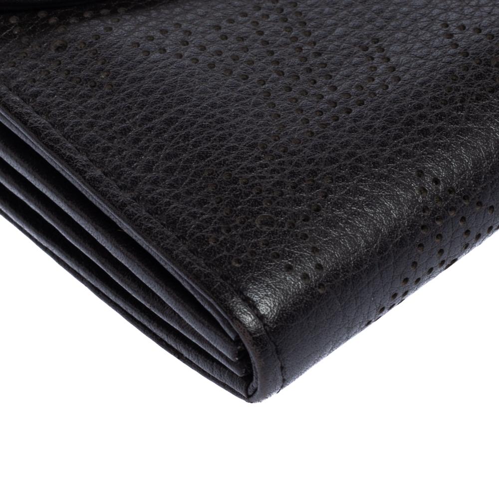 Louis Vuitton Ebene Monogram Mahina Leather Amelia Wallet 1