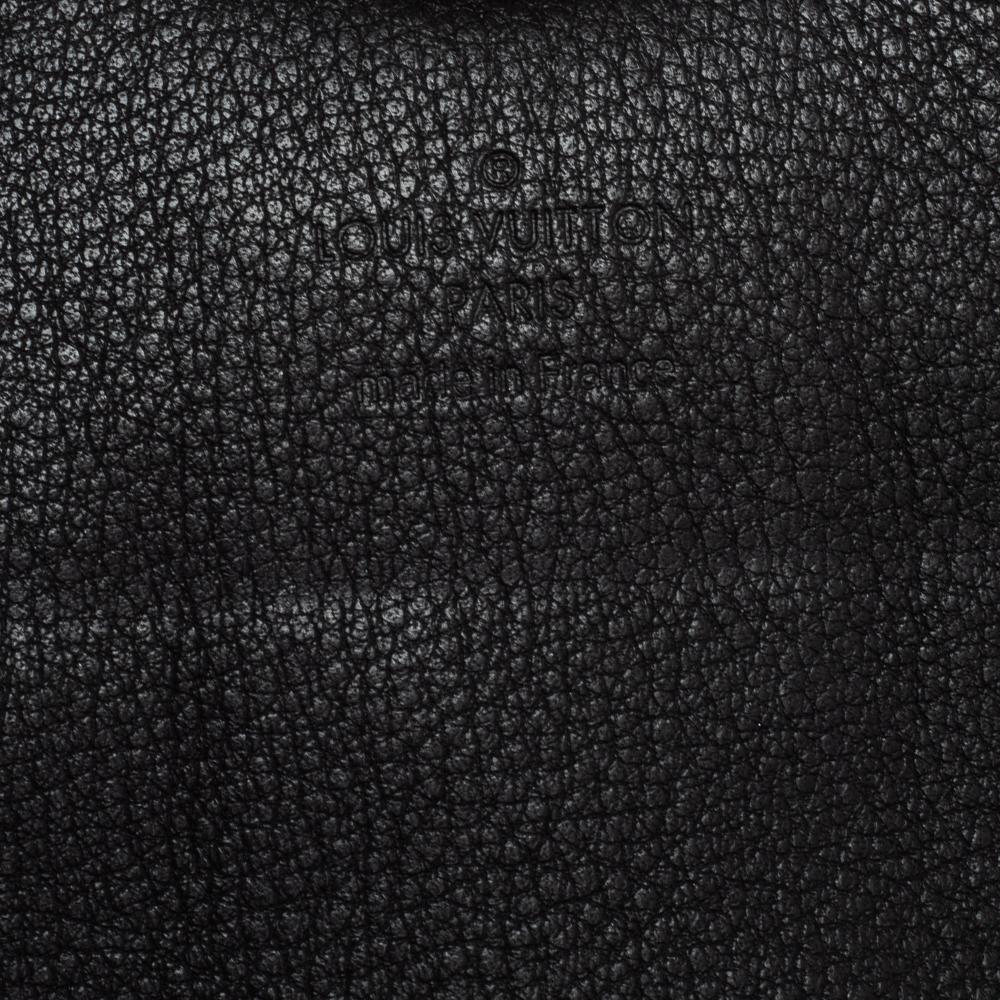 Louis Vuitton Ebene Monogram Mahina Leather Amelia Wallet 4