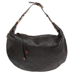 Louis Vuitton Ebene Monogram Mahina Leather Onatah GM Bag