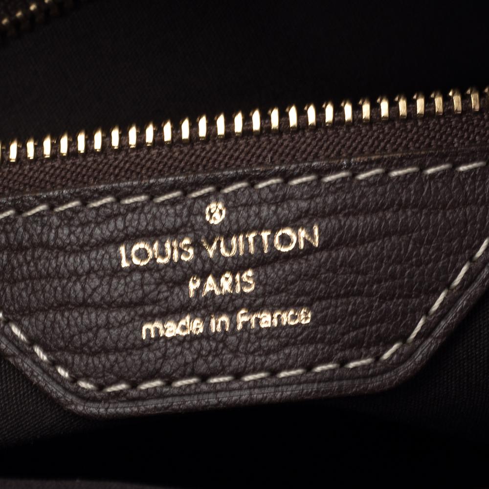 Louis Vuitton Ebene Monogram Mini Lin Canvas Bucket Bag 1