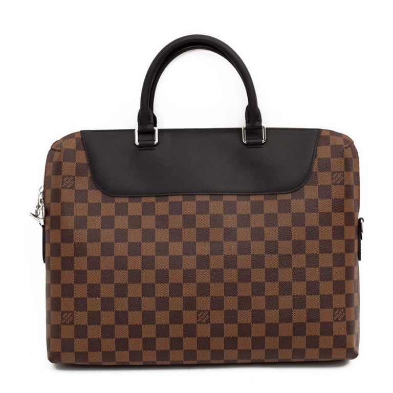 LOUIS VUITTON Ebony Day Document Holder Checkerboard For Sale at 1stdibs