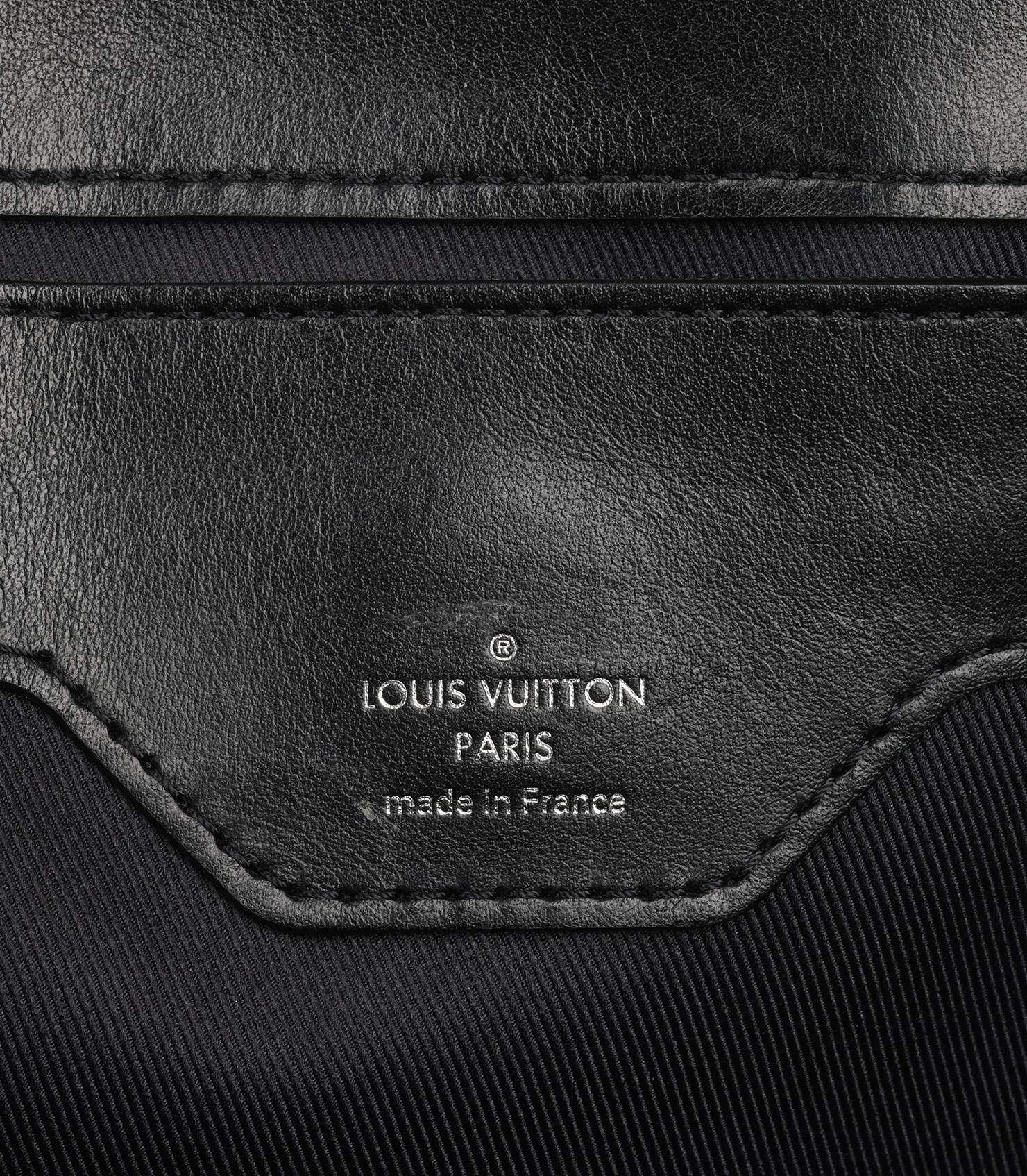 Louis Vuitton Eclipse Monogram Coated Canvas & Black Calfskin Leather Grand Sac 4