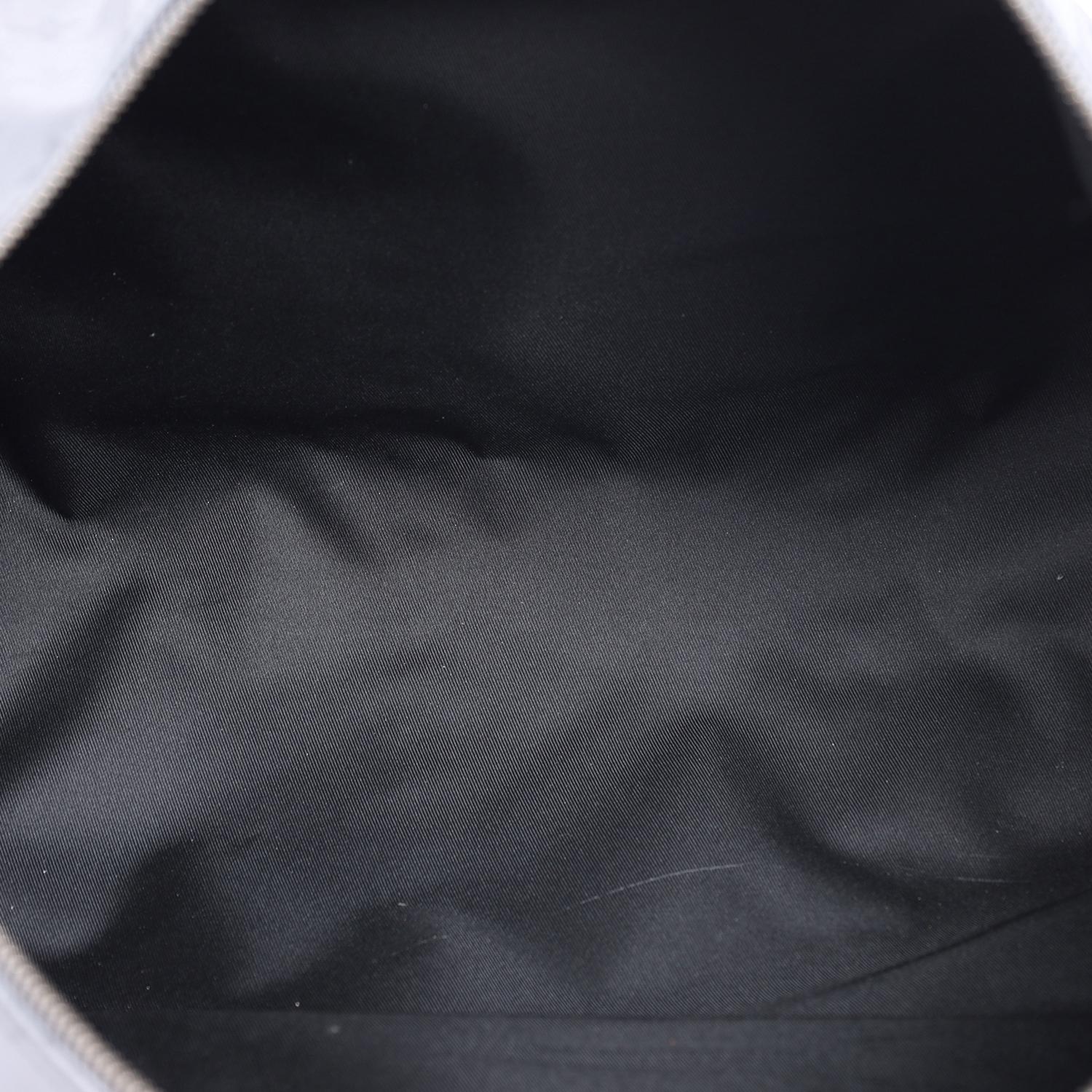 Women's or Men's Louis Vuitton Eclipse Reverse Keepall Bandouliere 50 Duffle Bag Black Gray