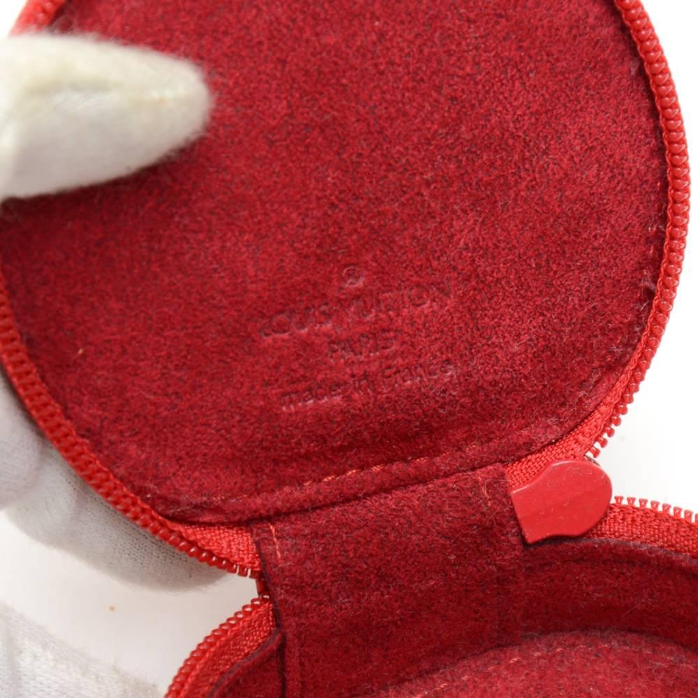 Louis Vuitton Ecrin Bijoux Red Epi Leather Mini Jewelry Case  2