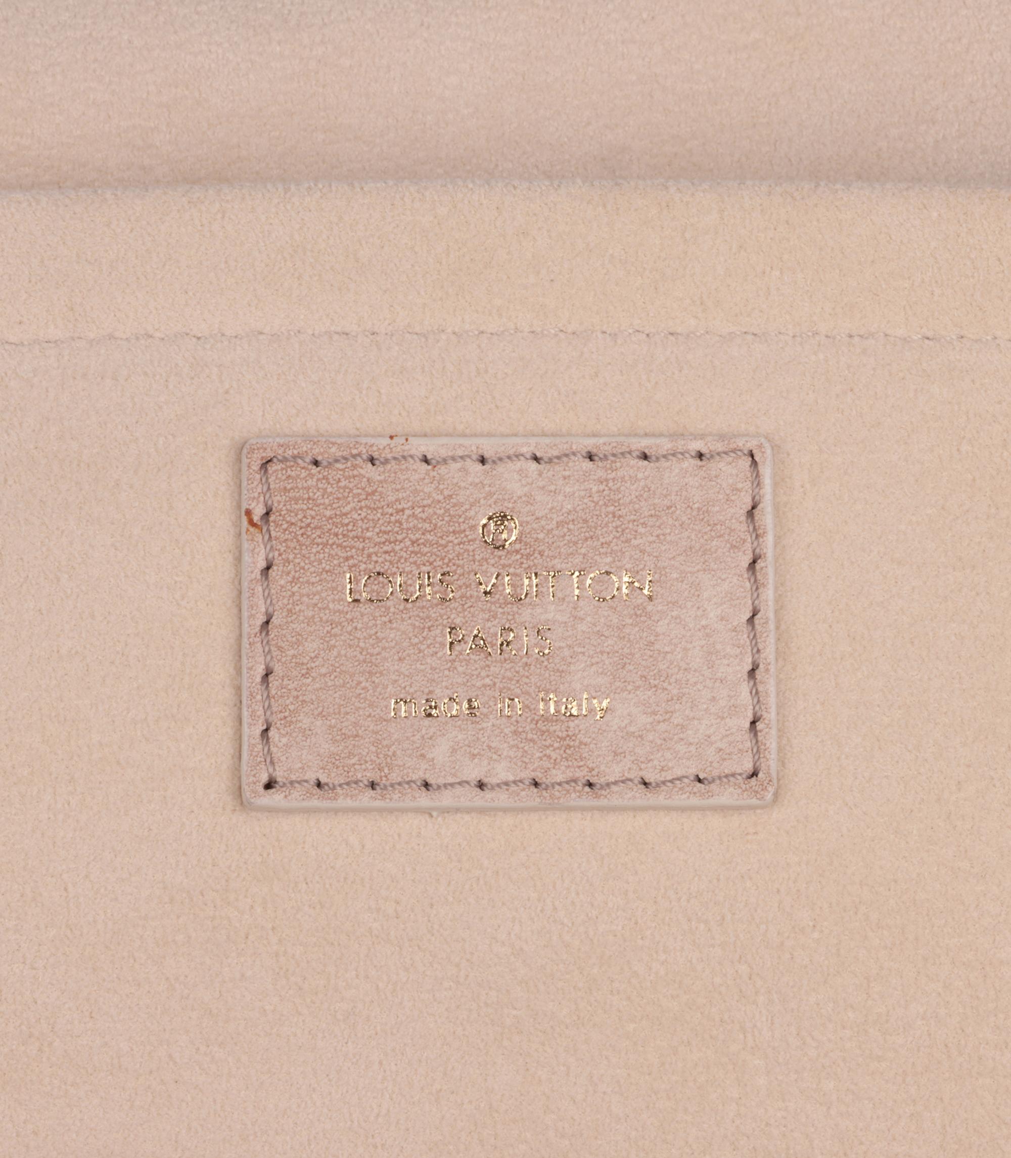 Louis Vuitton Ecru Monogram Lambskin Leather Olympe Nimbus Cirrus 7