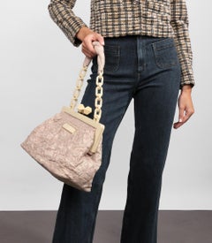 Louis Vuitton Ecru Monogram Lambskin Leather Olympe Nimbus Cirrus