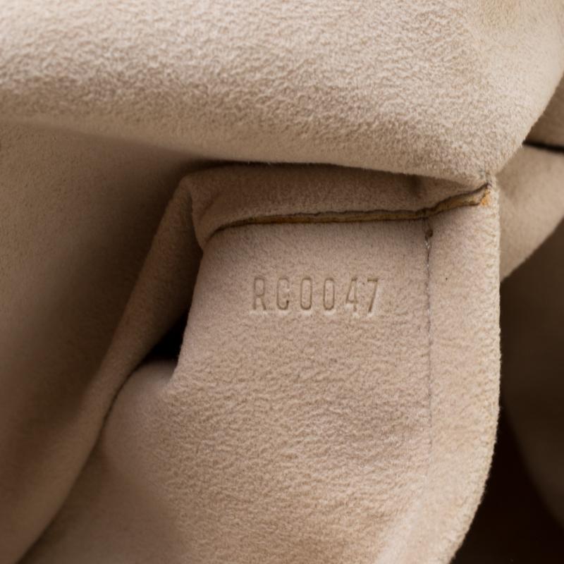 Louis Vuitton Ecru Monogram Leather Limited Edition Olympe Nimbus Cirrus Bag In Good Condition In Dubai, Al Qouz 2