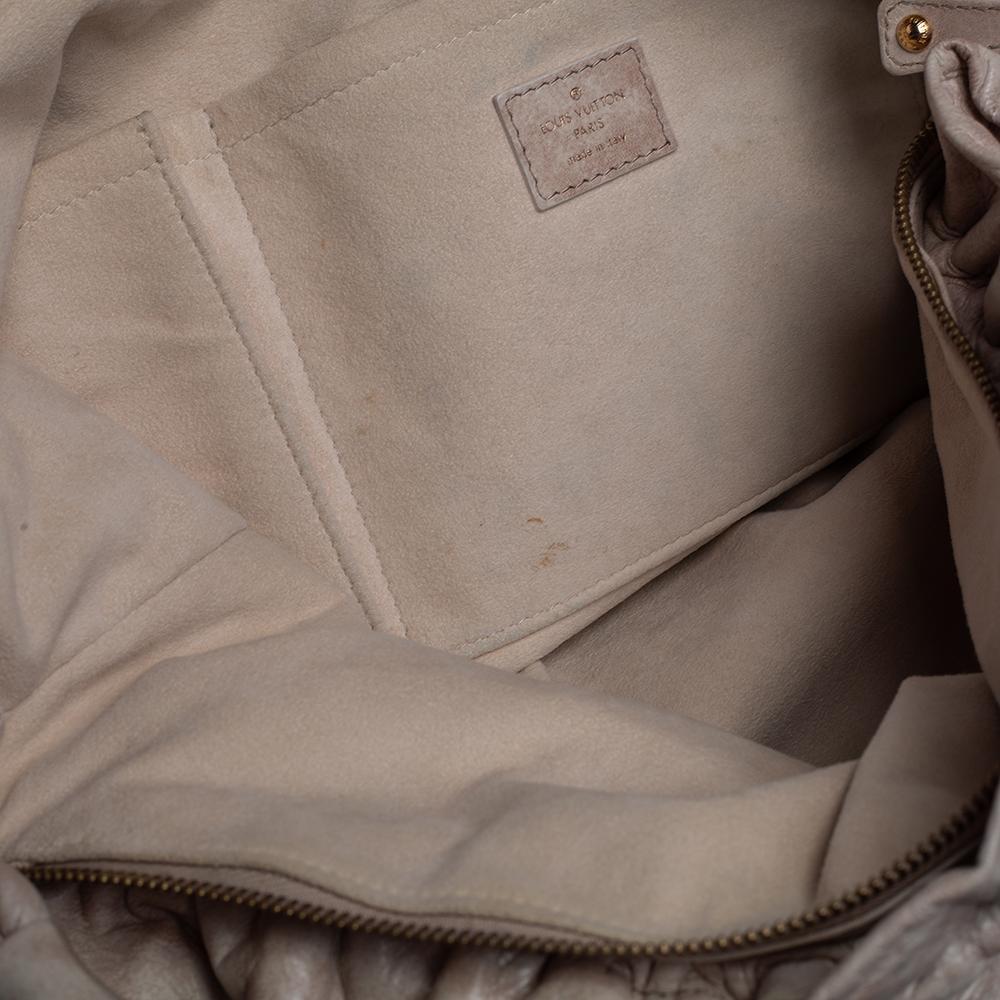 Louis Vuitton Ecru Monogram Leather Limited Edition Olympe Nimbus GM Bag 5