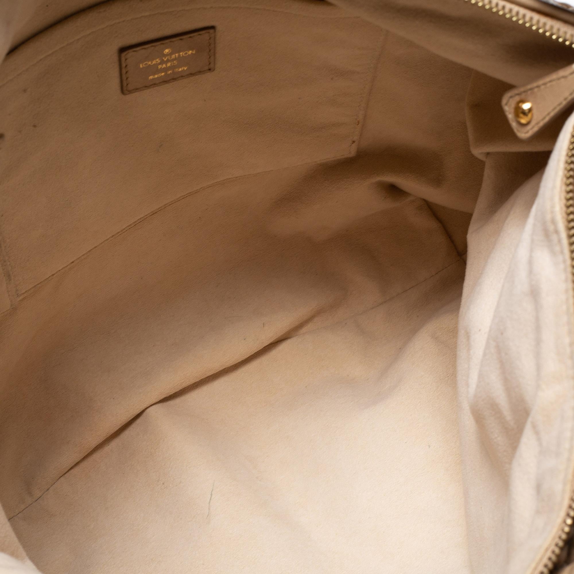 Women's Louis Vuitton Ecru Monogram Leather Limited Edition Olympe Nimbus GM Bag