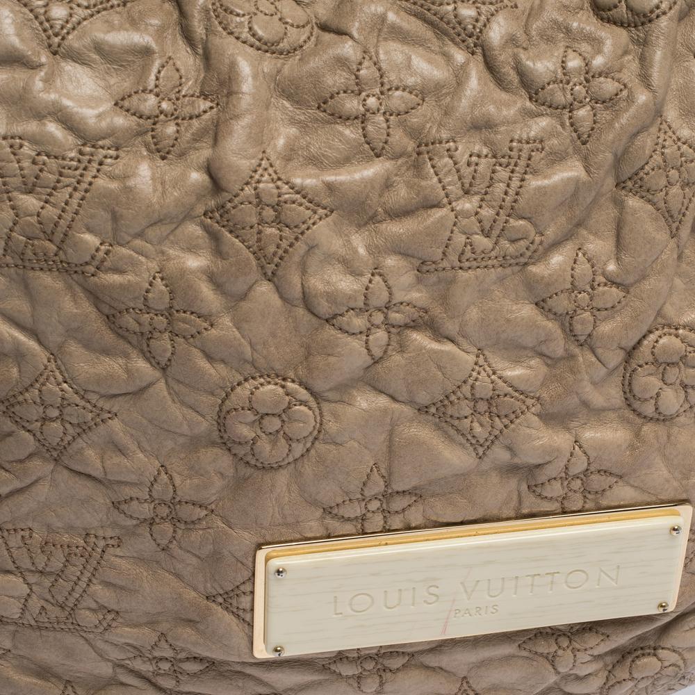 Louis Vuitton Ecru Monogram Leather Olympe Nimbus GM Bag 3