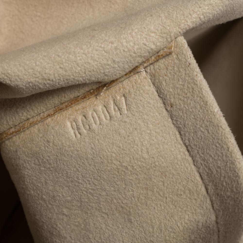 Brown Louis Vuitton Ecru Monogram Leather Olympe Nimbus GM Bag