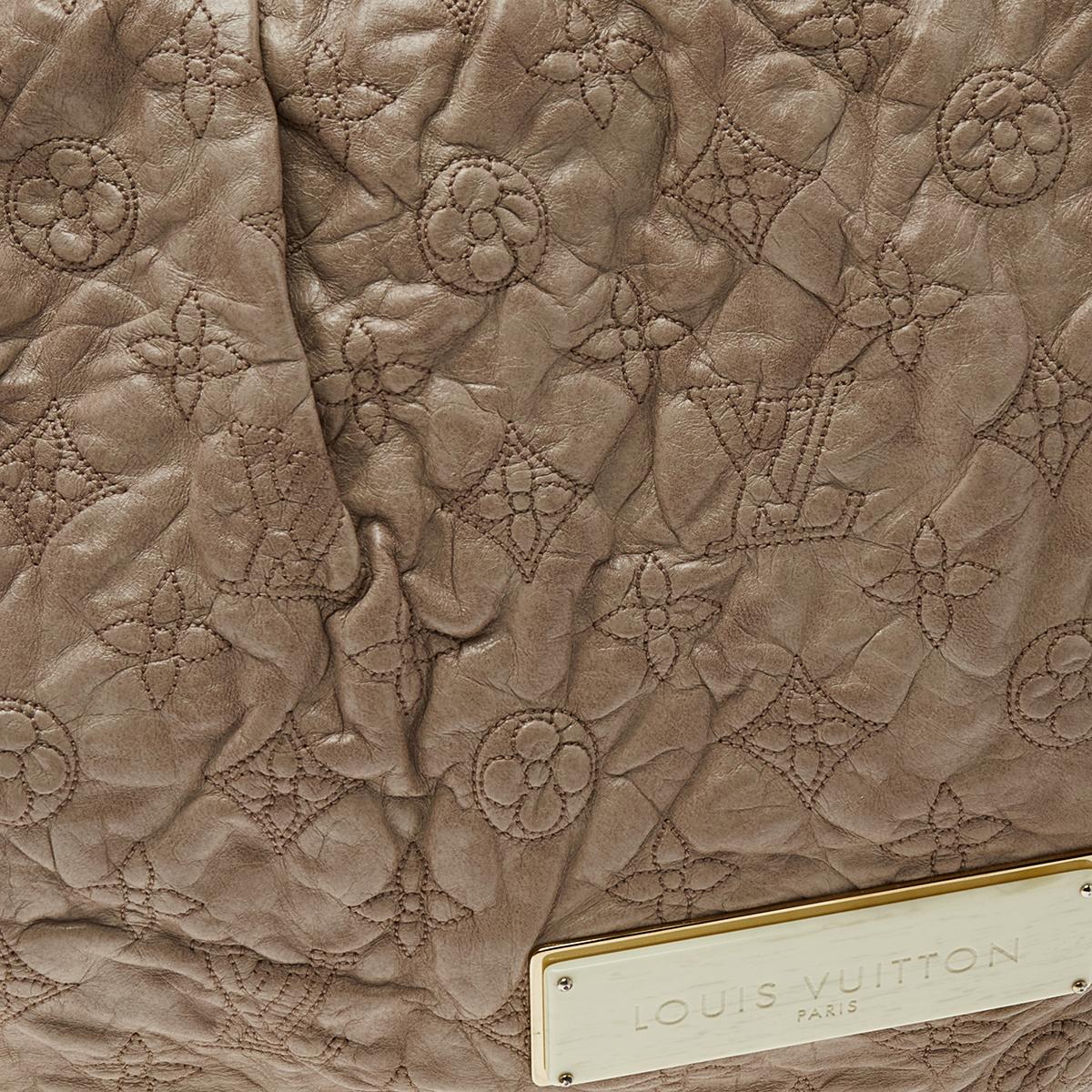 Louis Vuitton Ecru Monogram Leather Olympe Nimbus PM Bag 3