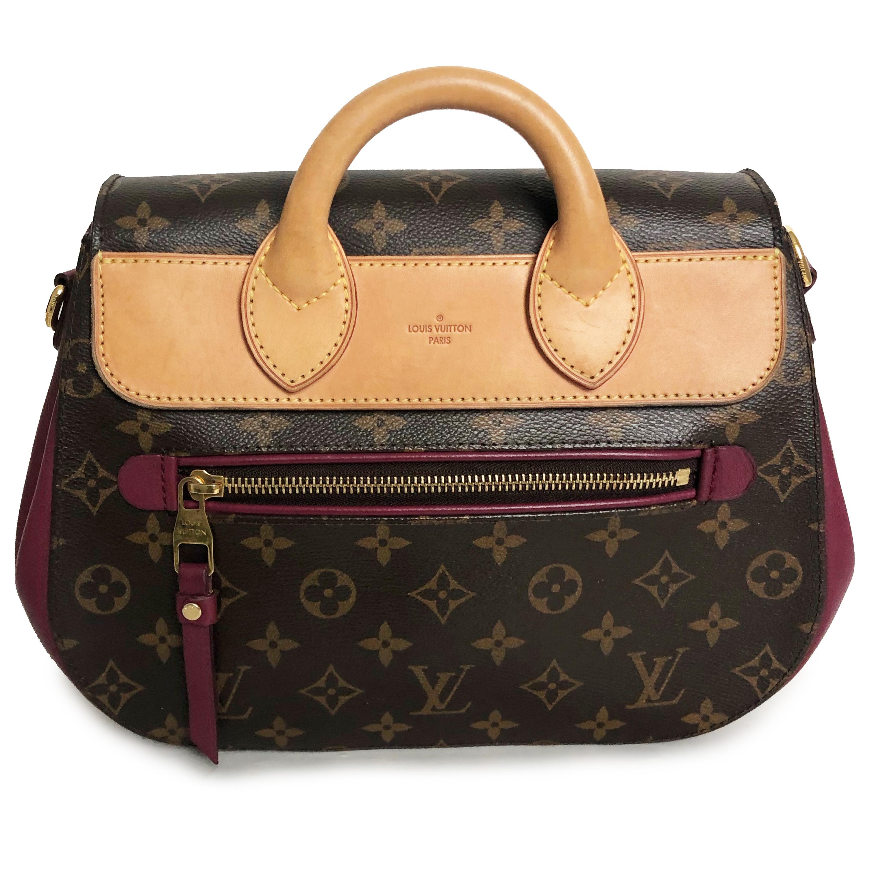 Louis Vuitton Eden MM Monogram Aurore Umhängetasche Top Handle + Strap 2012 EUC im Angebot 4