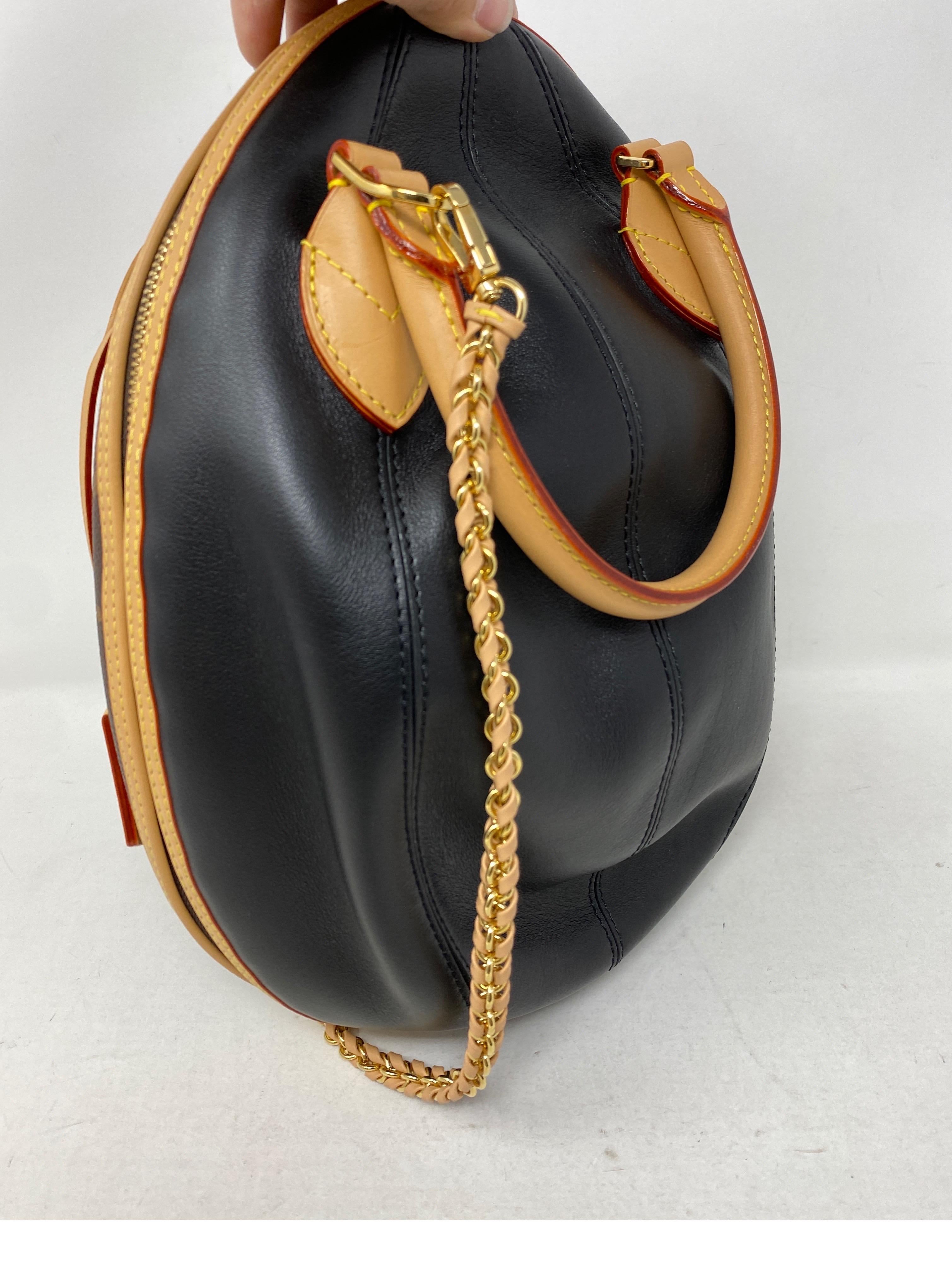 Black Louis Vuitton Egg Bag 