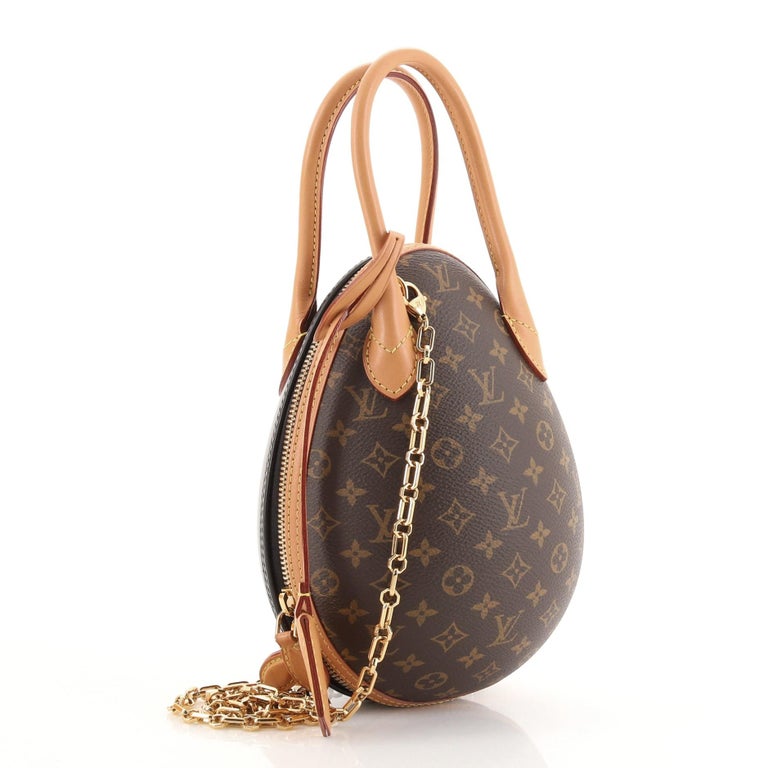 Louis Vuitton Egg Bag Monogram Canvas and Leather at 1stDibs  lv egg bag  price, chicken with louis vuitton bag, louis vuitton egg bag price