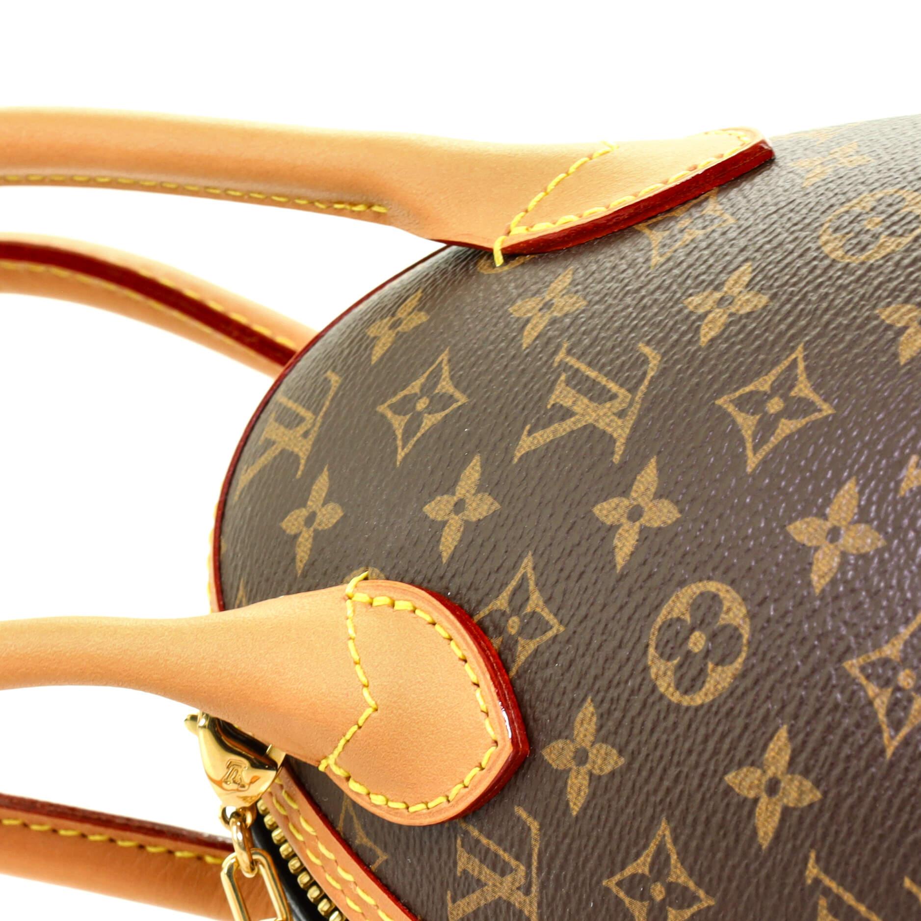 Louis Vuitton Egg Bag Monogram Canvas and Leather In Good Condition In NY, NY